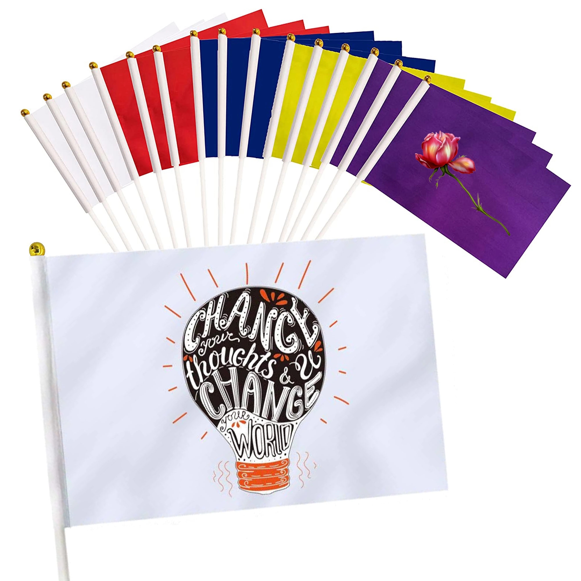 Mini Hand Held Military Flags Decorations 1