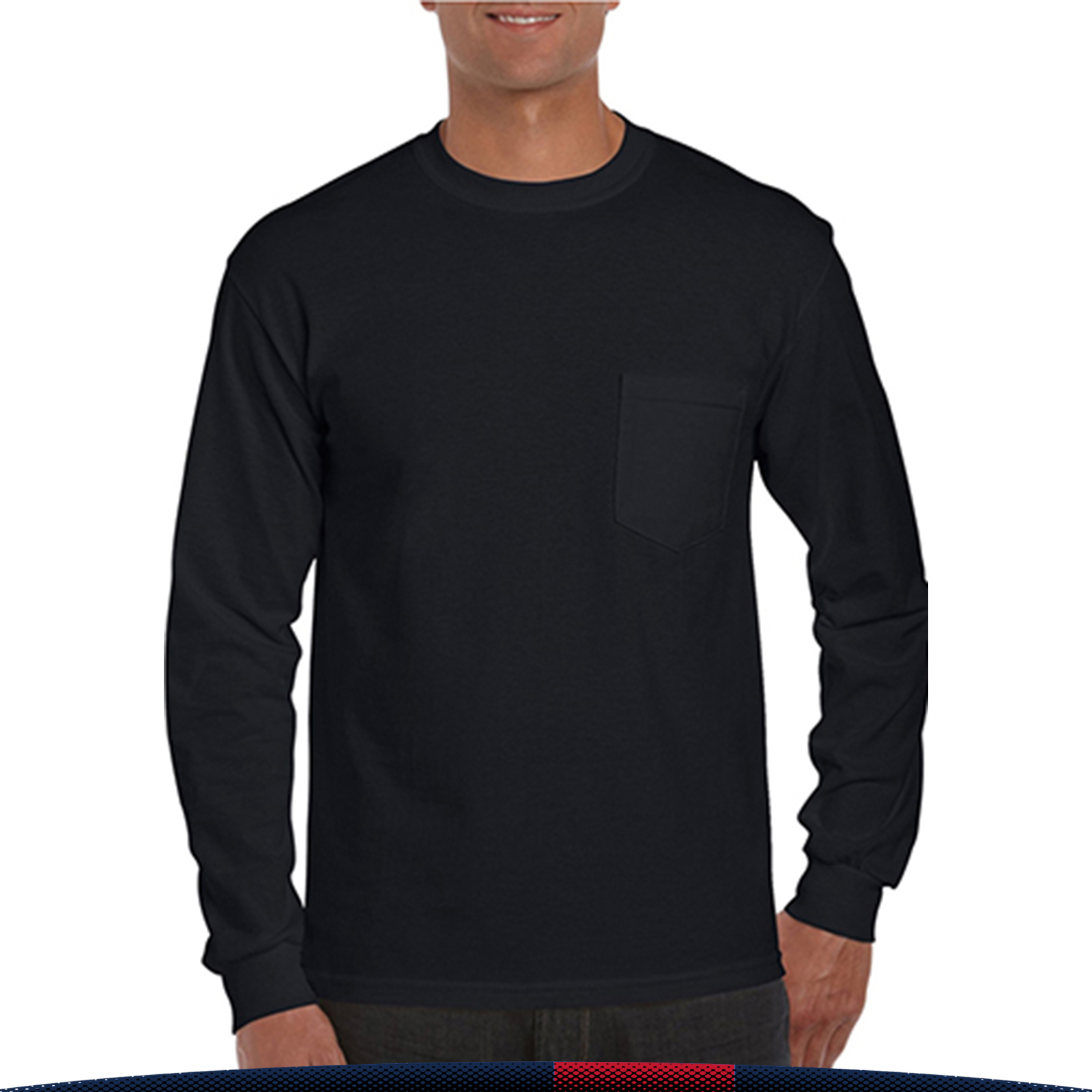 Gildan® 100% Cotton Long Sleeve T-Shirts 1