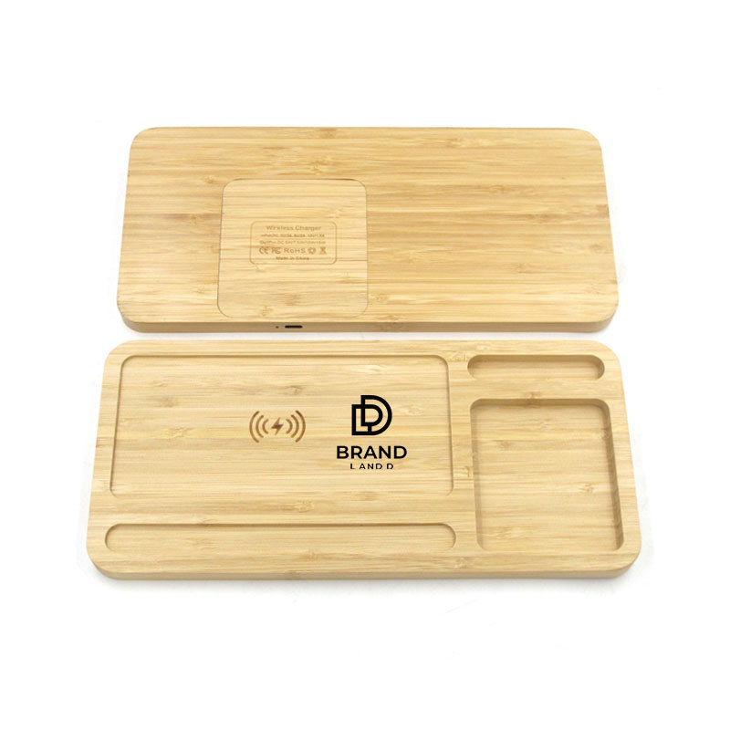 15W Eco-Friendly Bamboo Wireless Charge Pad 1