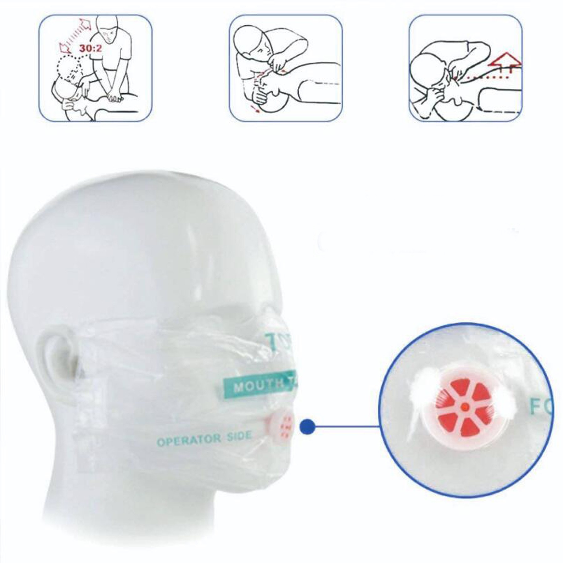 CPR Face Shield Key Chain 2