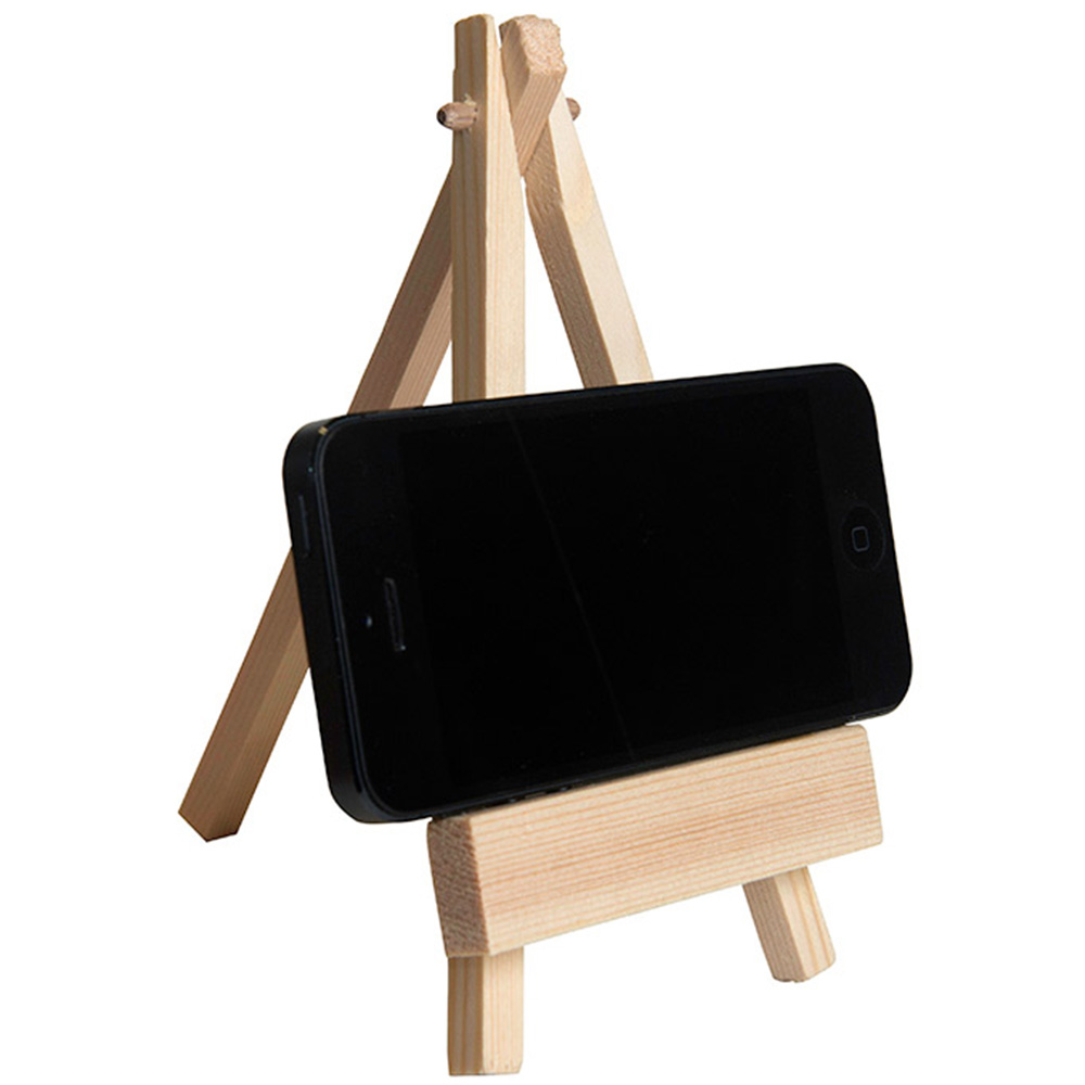 Wooden Easel Phone Holder