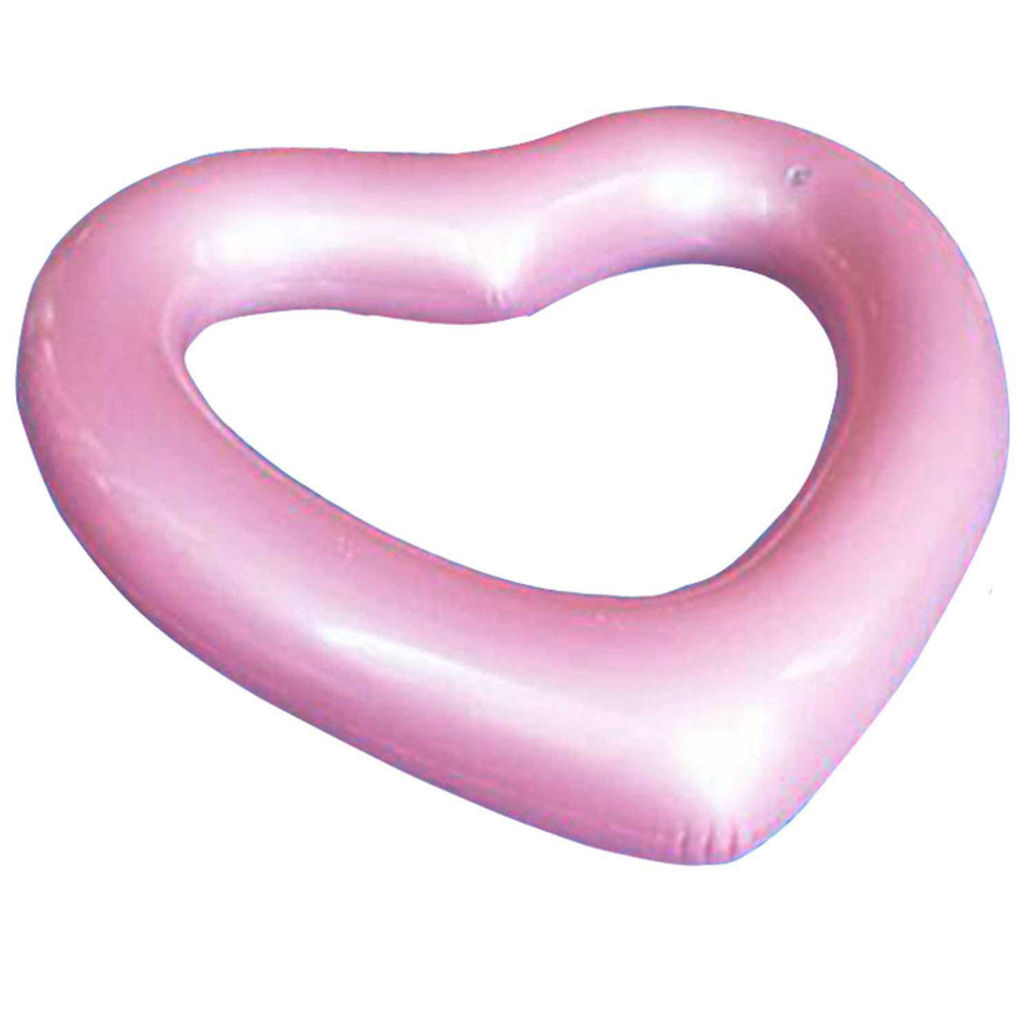 Thickened PVC Adult Heart-Shaped Inflatable Swimming Ring 2