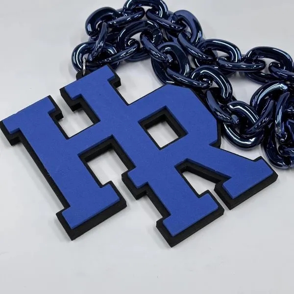 Custom 3D Foam Chain Football Fan Necklace 7