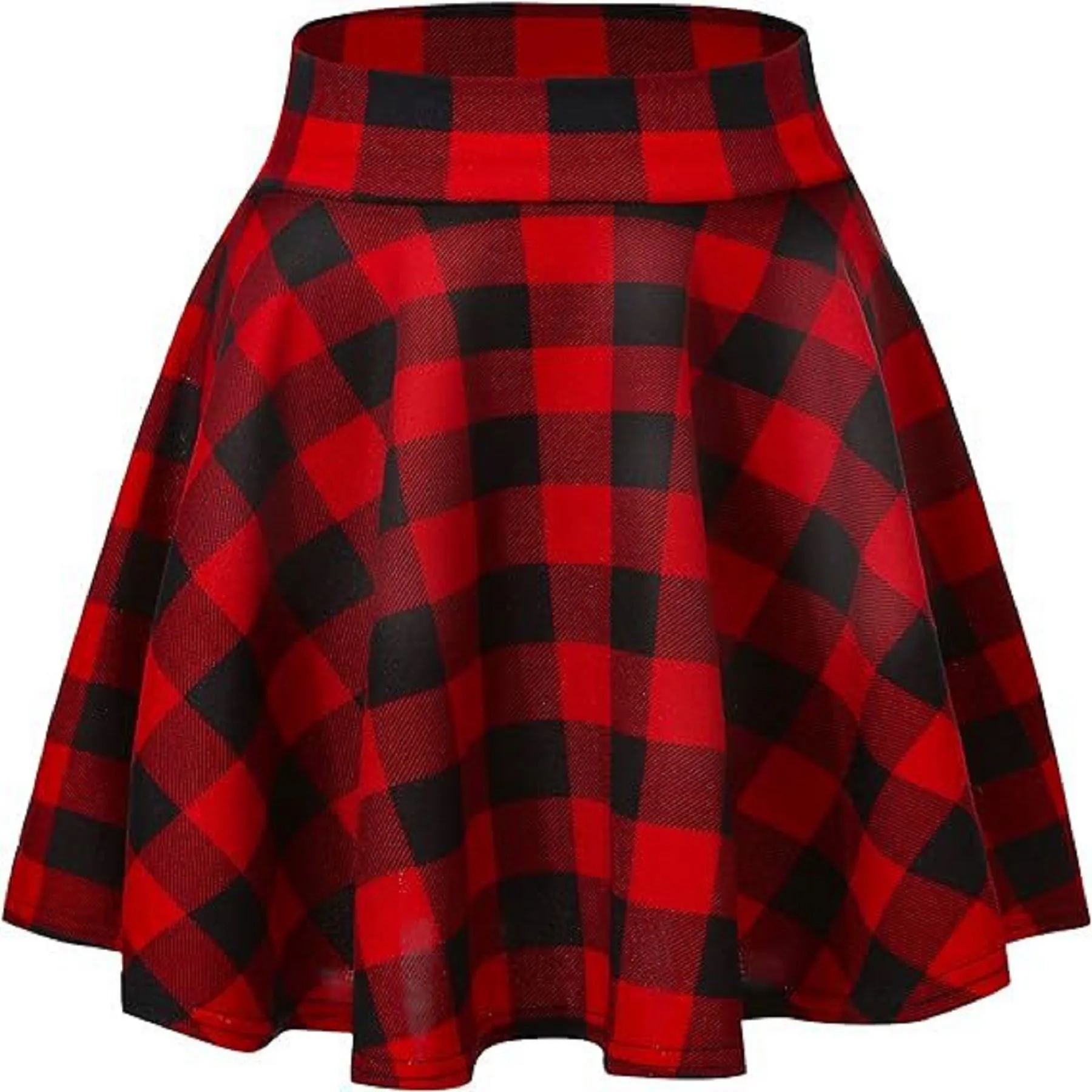 Flared Casual Mini Skater Skirt 14