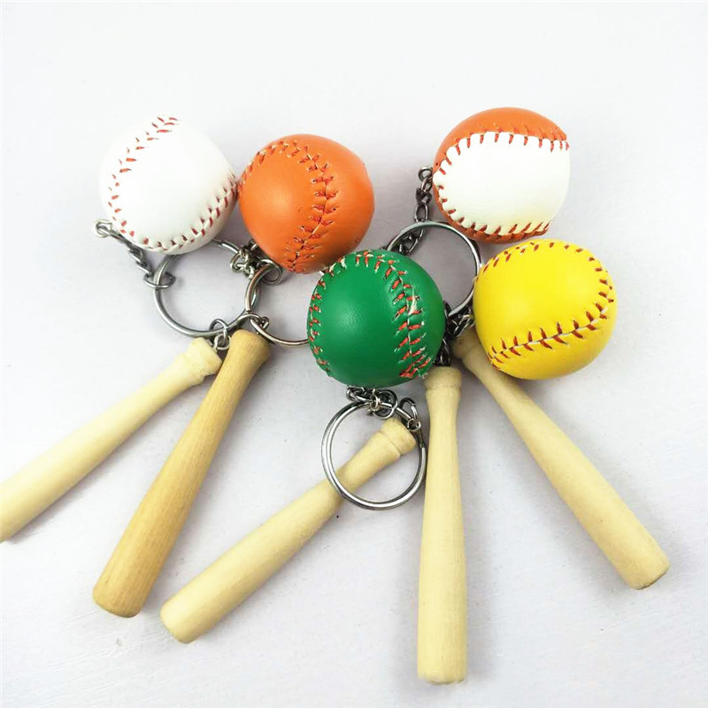 2 in 1 Baseball Bat and Baseball Keychain 2
