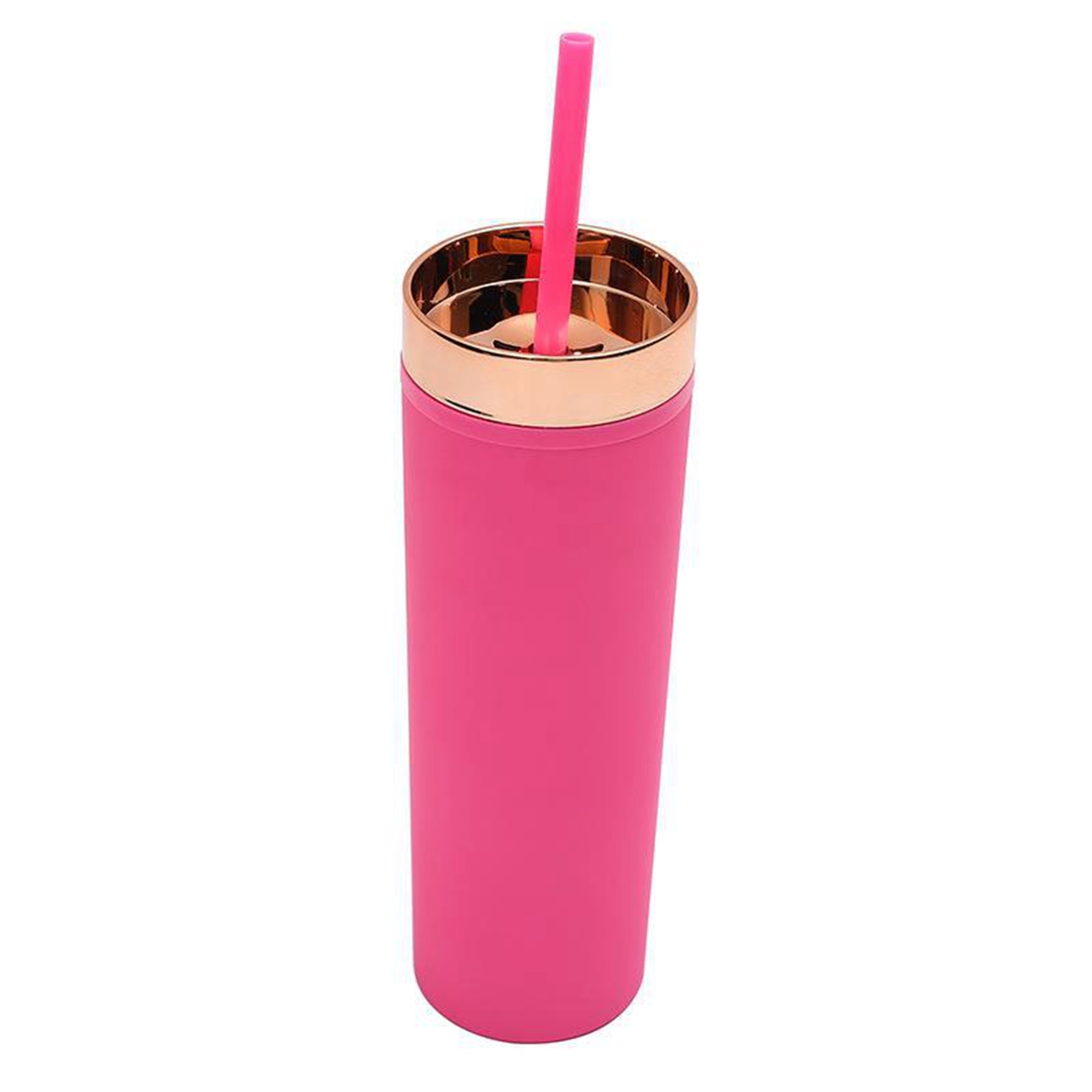 16 Oz. Reusable BPA Free Plastic Tumbler with Straw 7