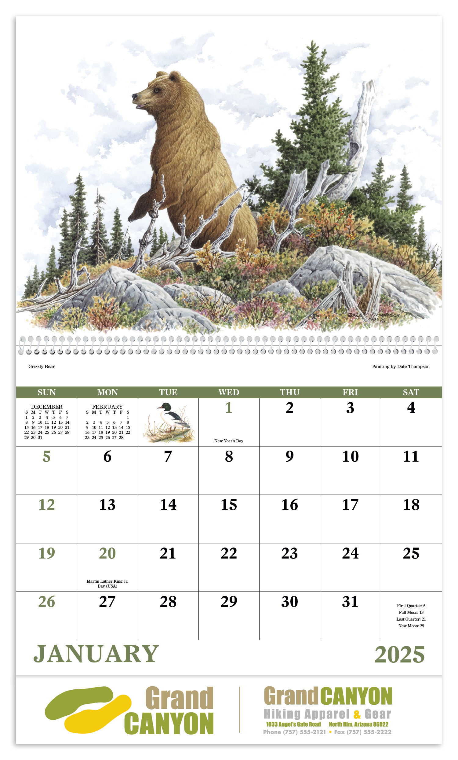 Good Value™ Wildlife Trek - Spiral Calendar 20