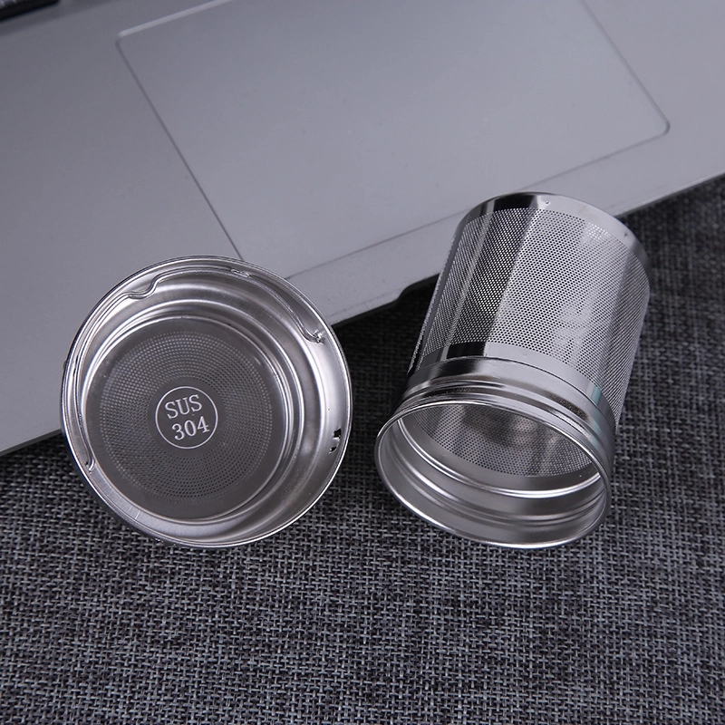 19 oz Custom Bamboo Tea Tumbler with Infuser & Strainer 5