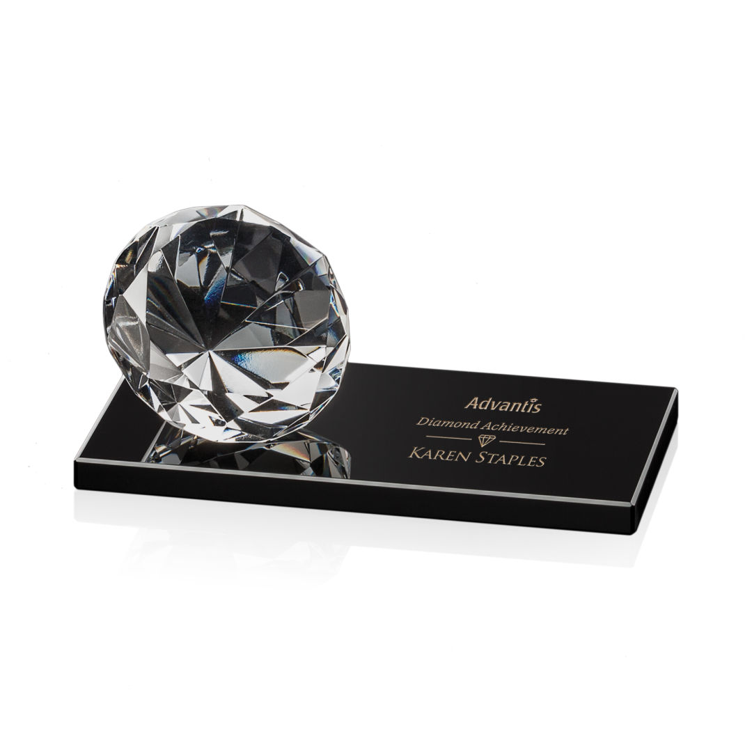 Gemstone Award on Black - Diamond 4