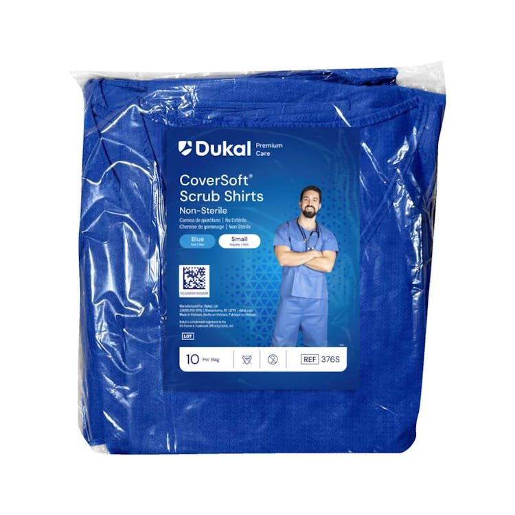 Scrub Shirt Blue - Small 2