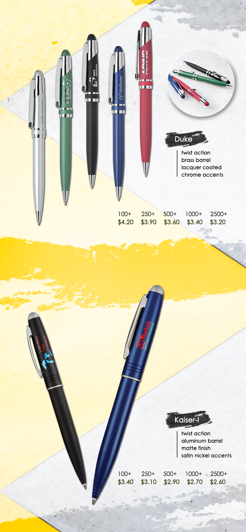Duke Advertising Pens 8