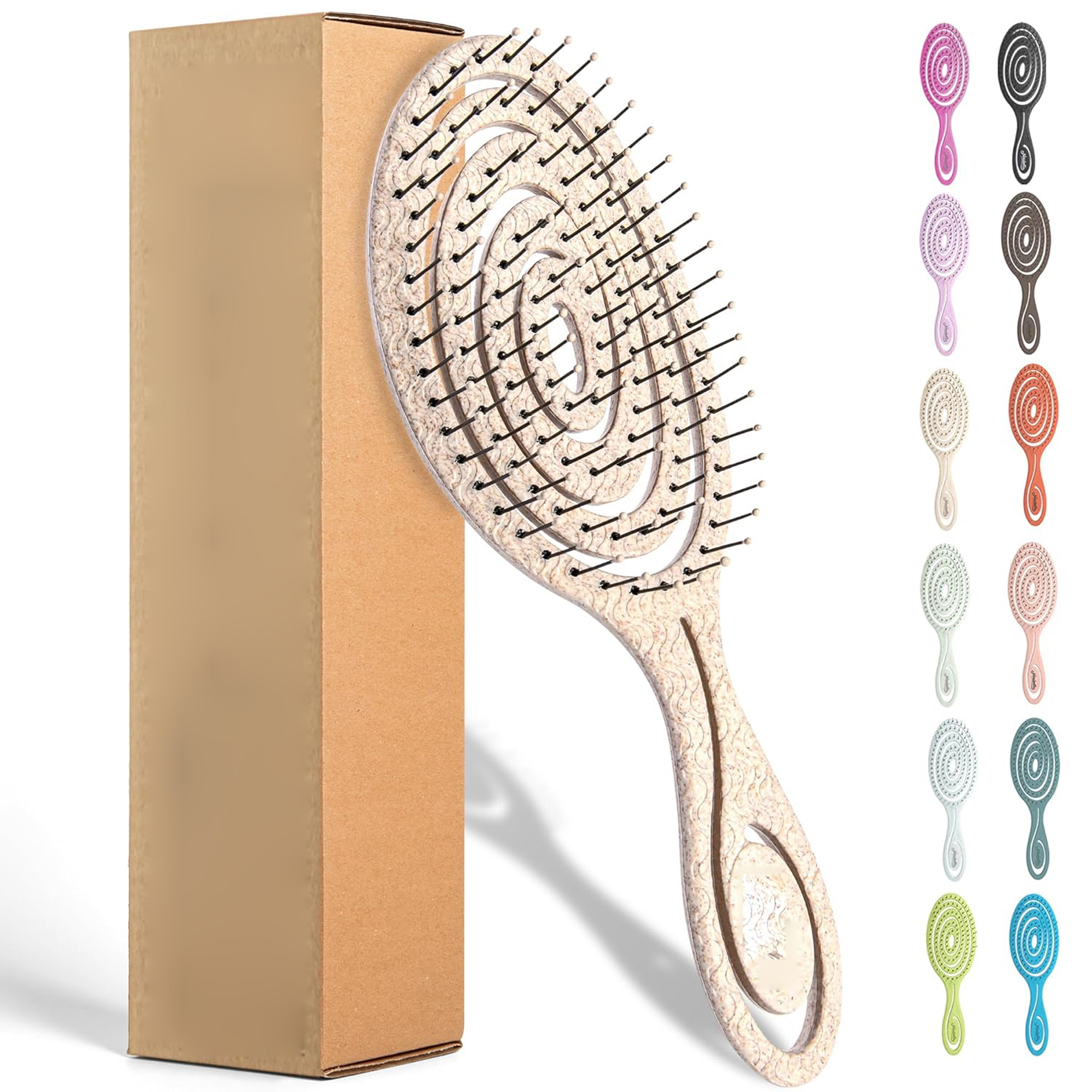 Hair Straightening Brush for Smooth and Shiny Hair 4