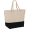 Zippered 12oz Cotton Canvas Rope Tote 25