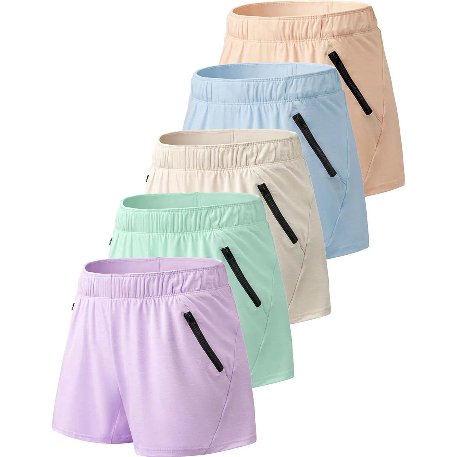 Womens Workout Gym Shorts Casual Lounge 3