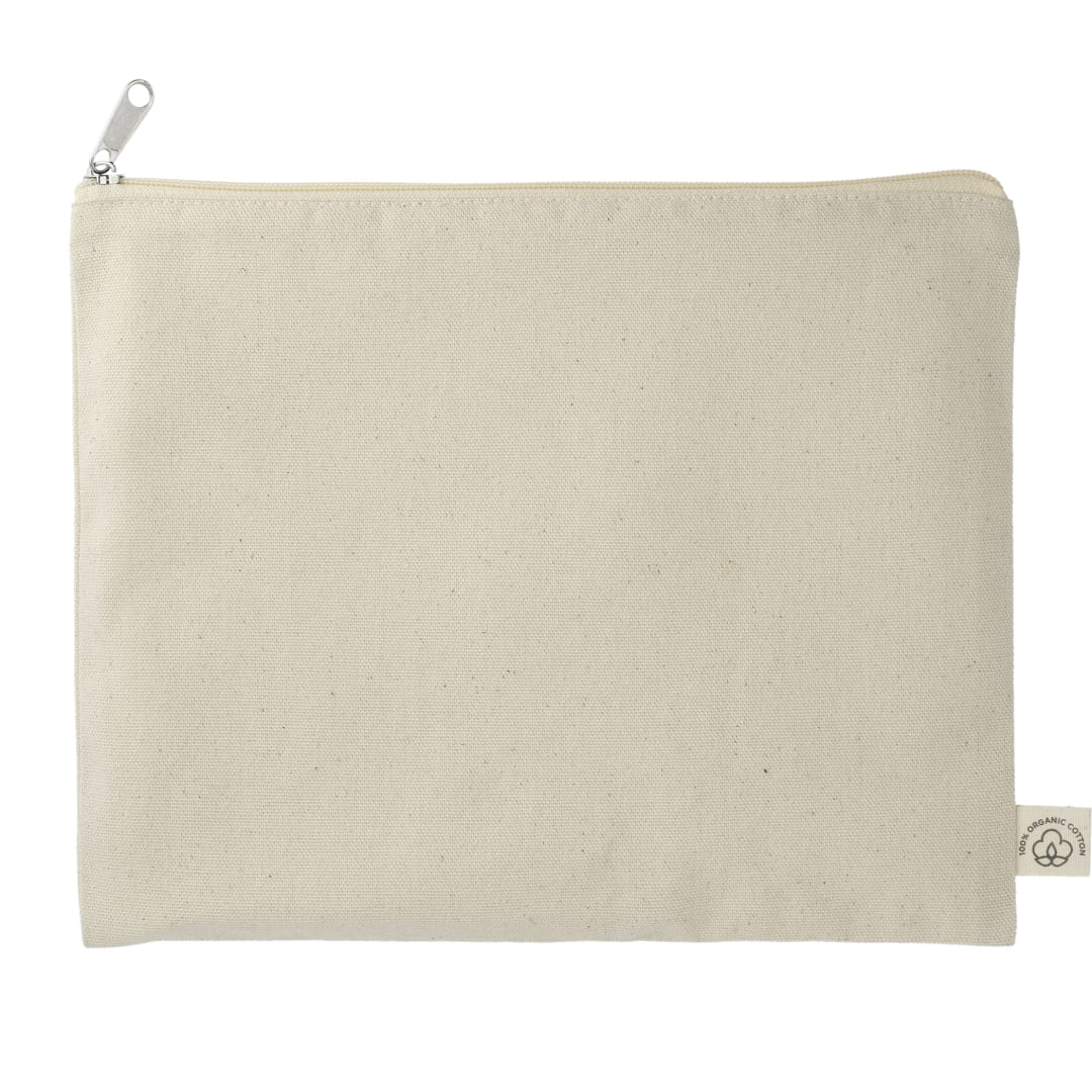 Organic Cotton Flat Travel Pouch 49