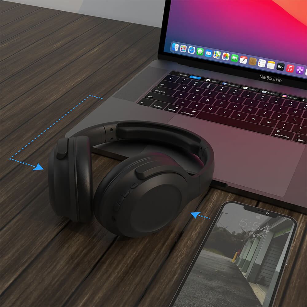 HyperGear Stealth2 ANC Wireless Noise Cancelling Over-the-Ear Headphones 4