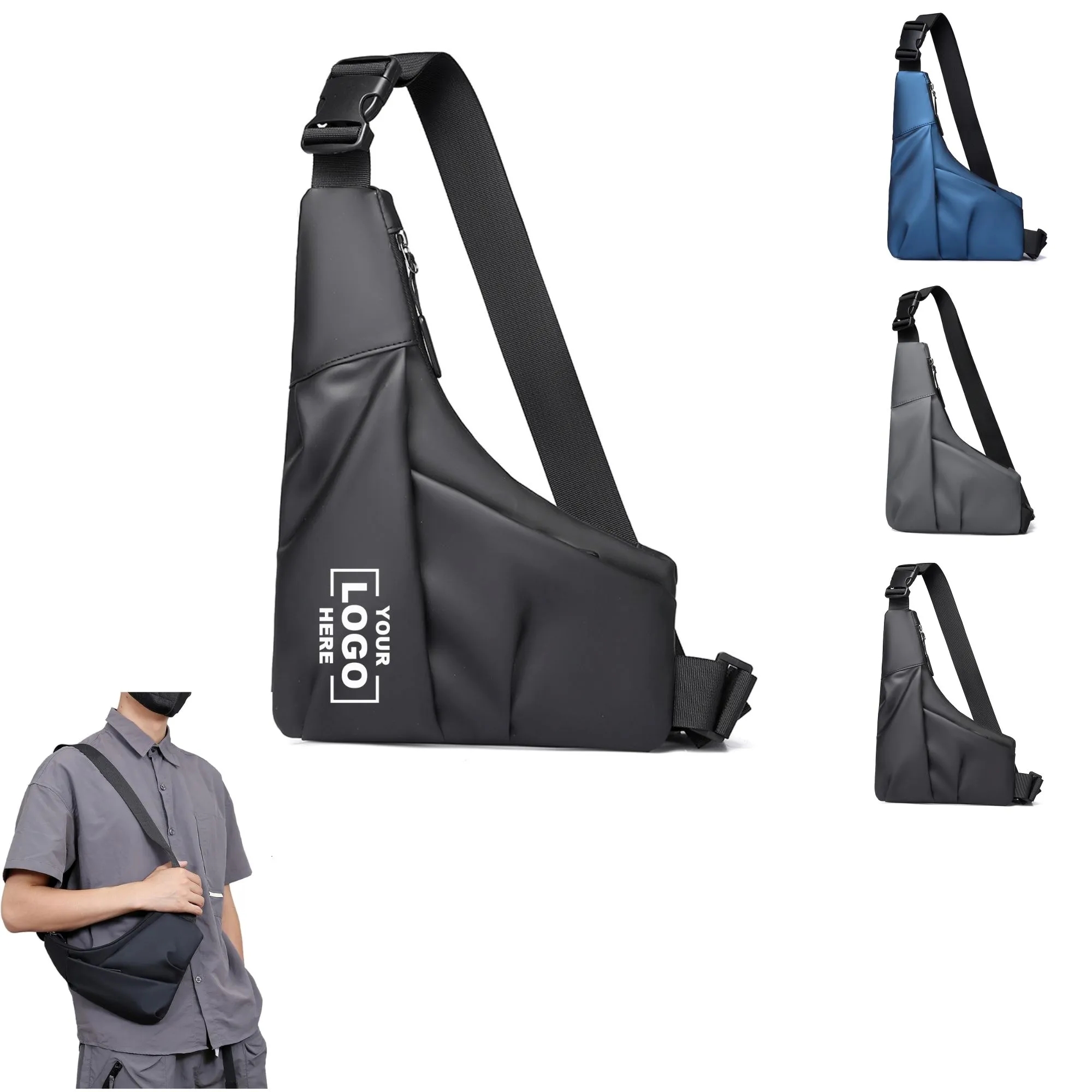 Lightweight Large Capacity Waterproof Triangle Crossbody Bag