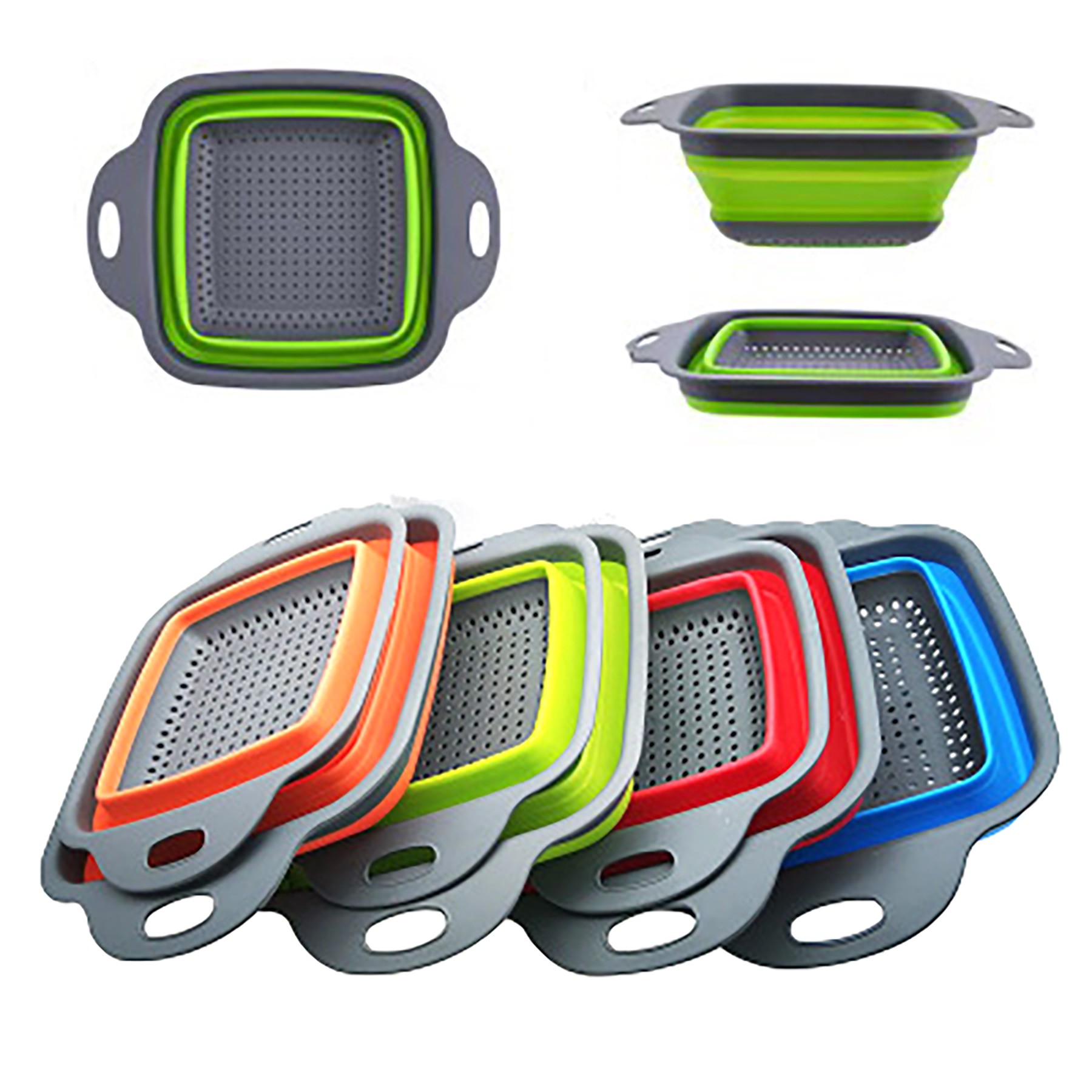 Square Foldable Drain Basket 2