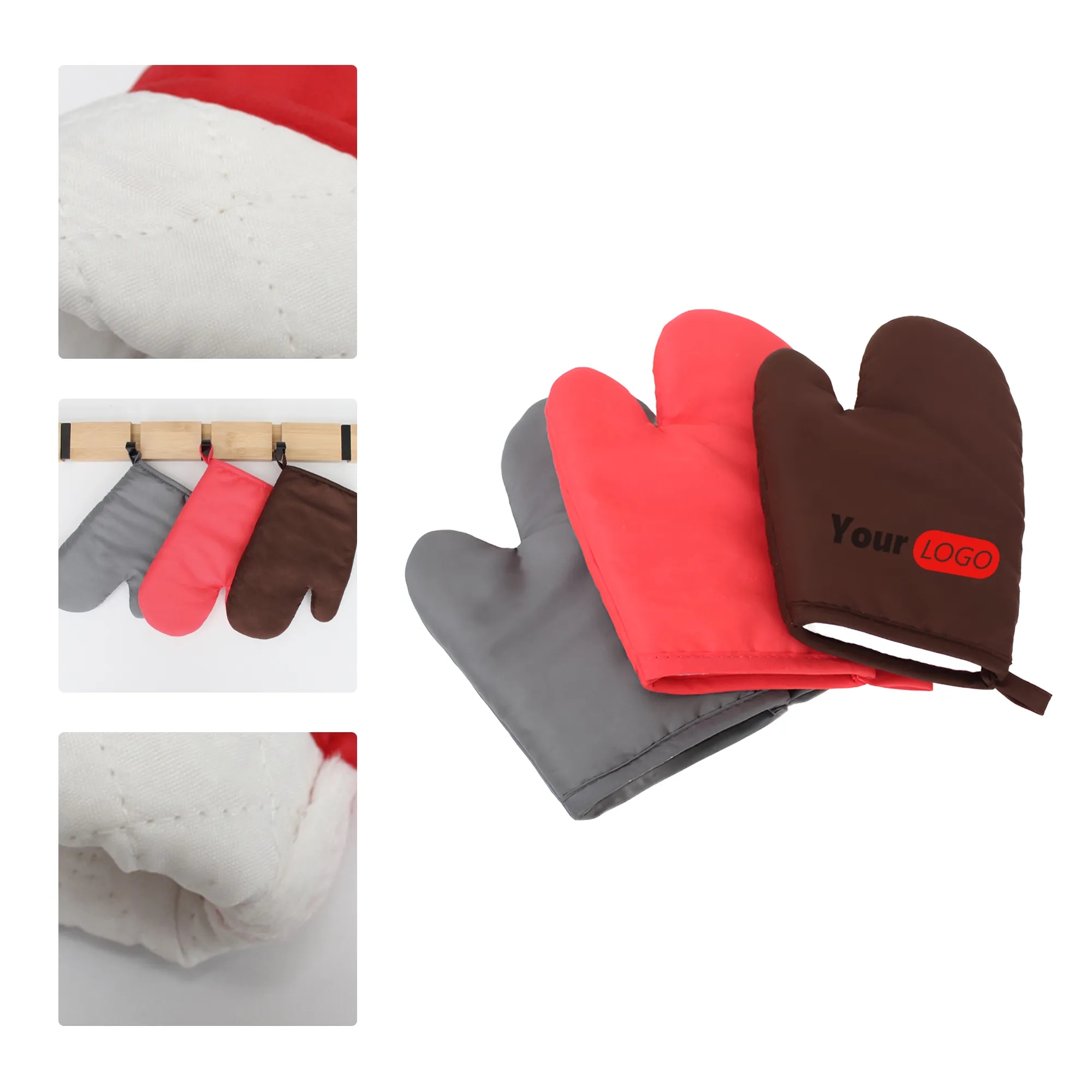 MOQ50 Heat Resistant Oven Gloves 2