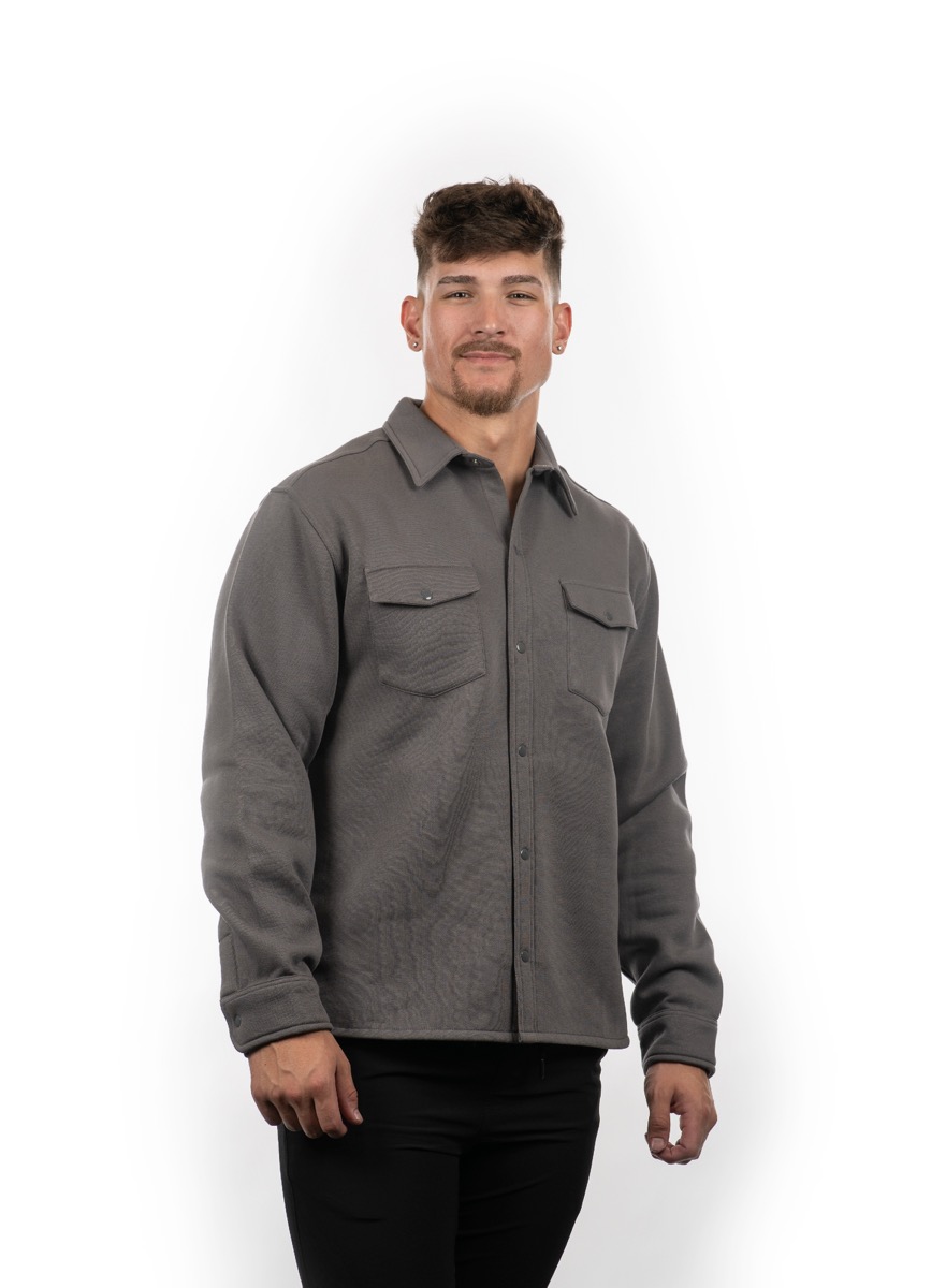 The Fleece Snap Shacket 2