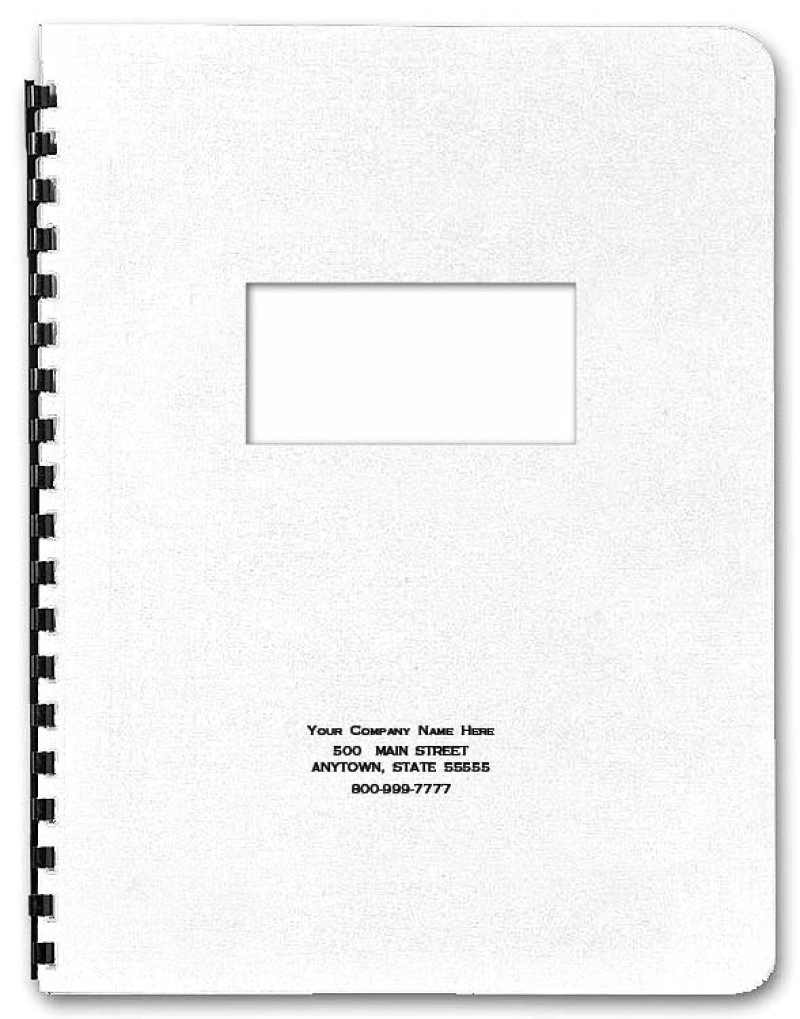 Cover - Report, Punch & Bind With Window 5