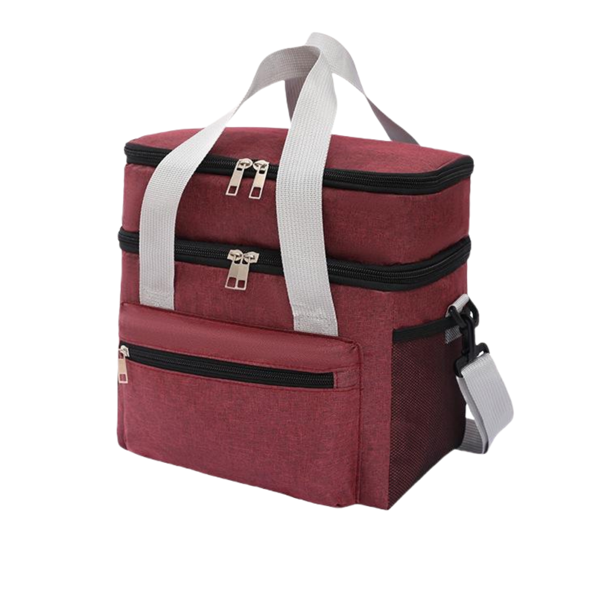 Double-Layer Insulated Tote/Crossbody Bag Large Capacity 5
