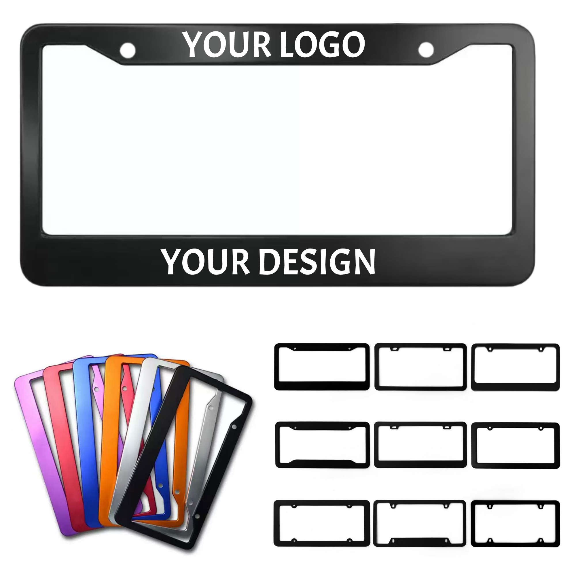 Aluminum Alloy License Plate Frame 3