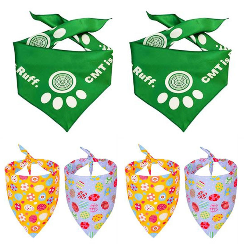Graphic Print Triangle Pet Bandana