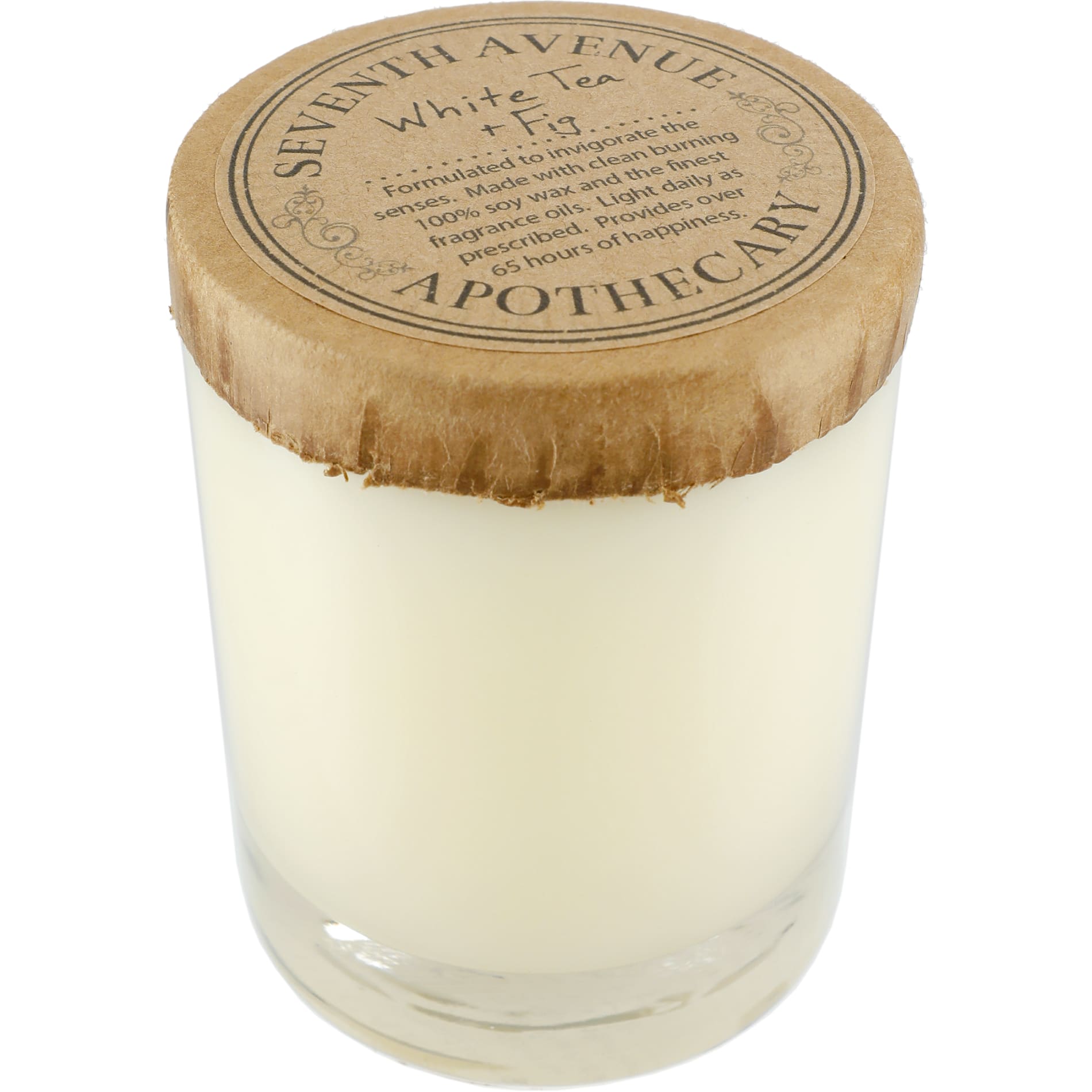 White Tea and Fig 11 oz Glass Jar Candle 40