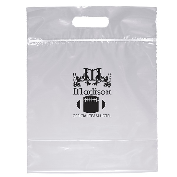 Zip-Close Die Cut Handle Bag - Flexo Ink Print 4
