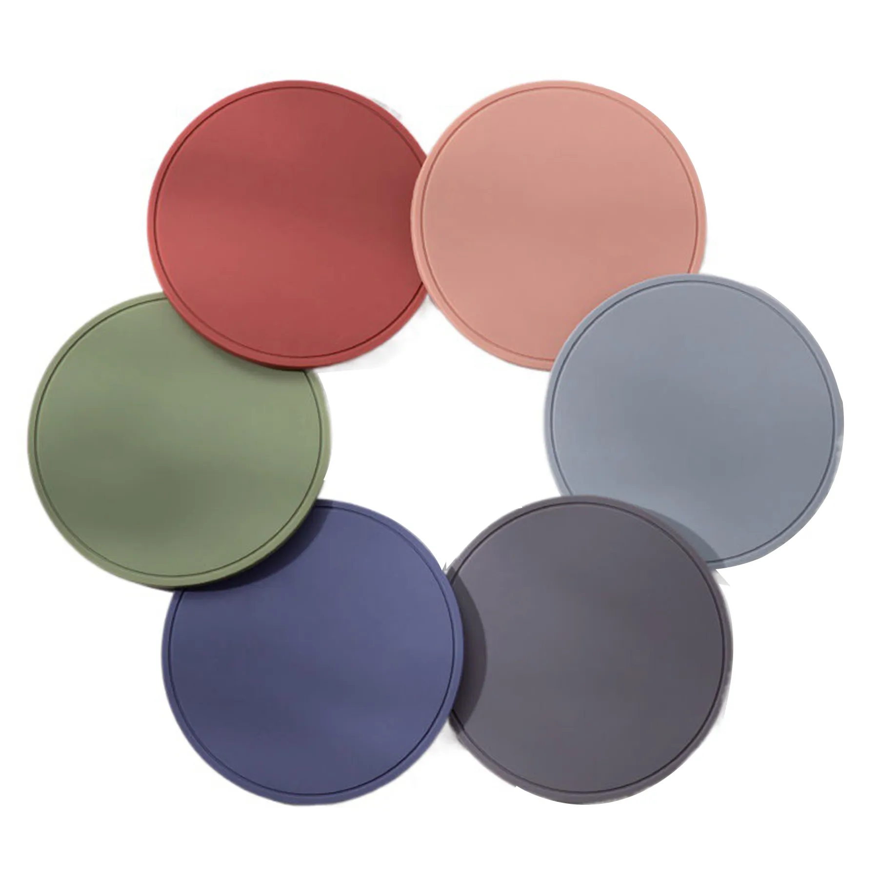 Silicone Coasters Mats 6