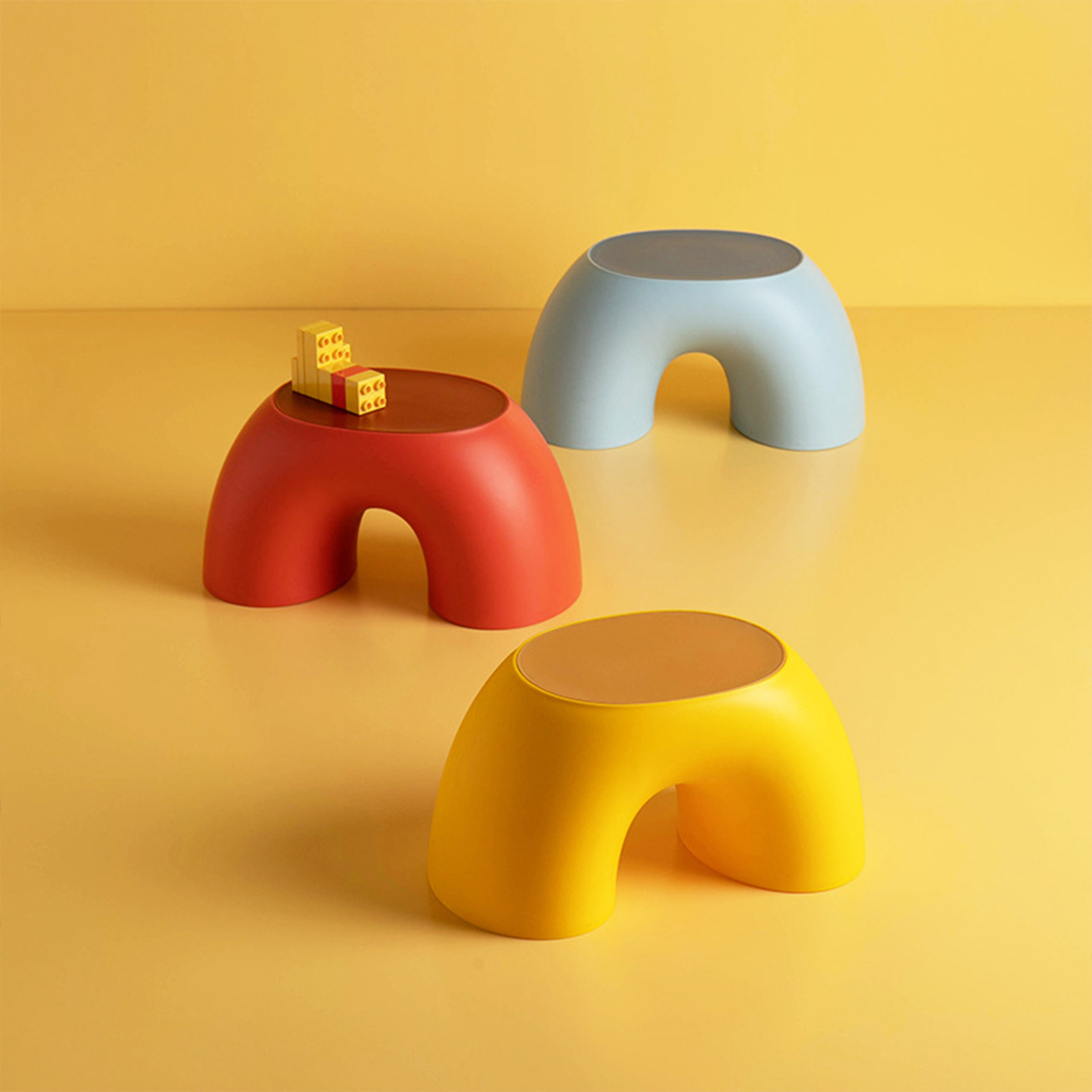 Polypropylene Simple And Durable Anti Slip Stool 9