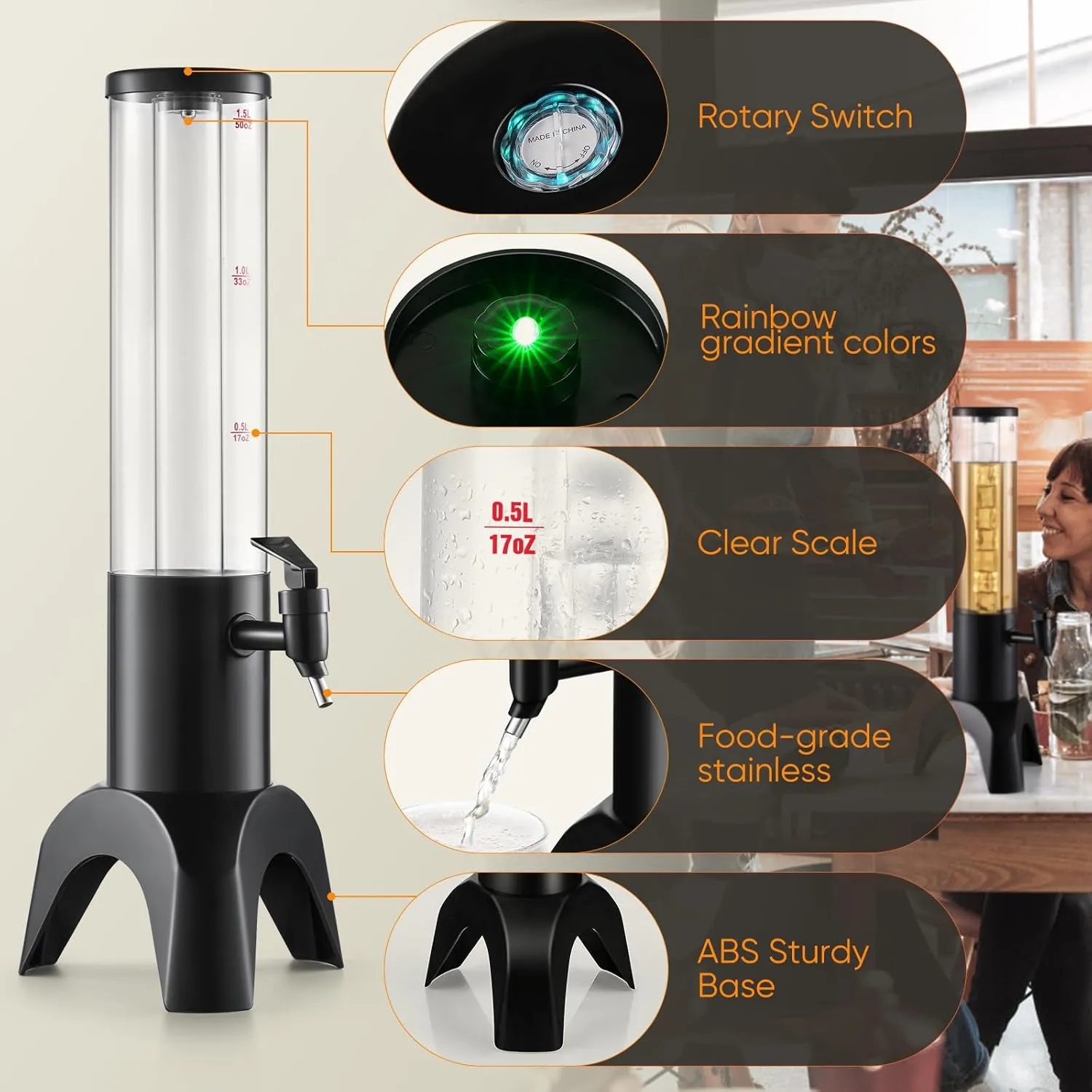 Tabletop Beer Dispenser 4