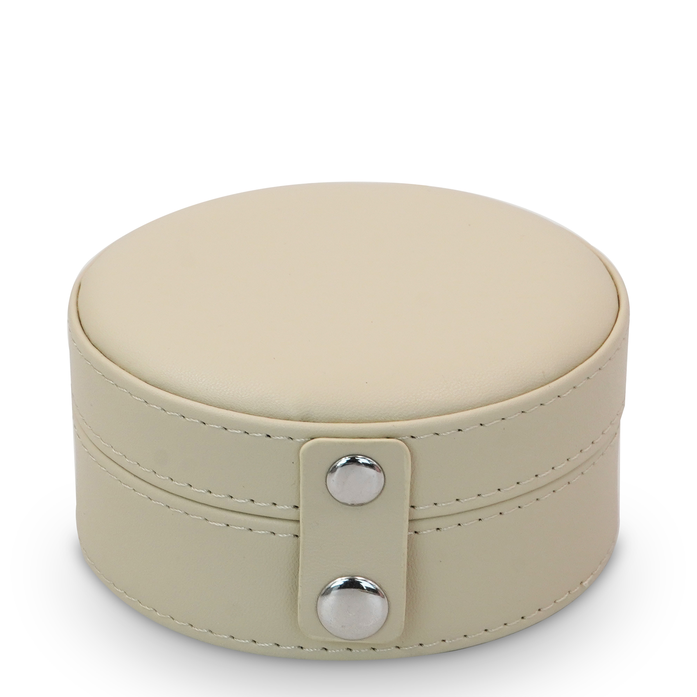 Pu Mini Round Jewelry Box 3