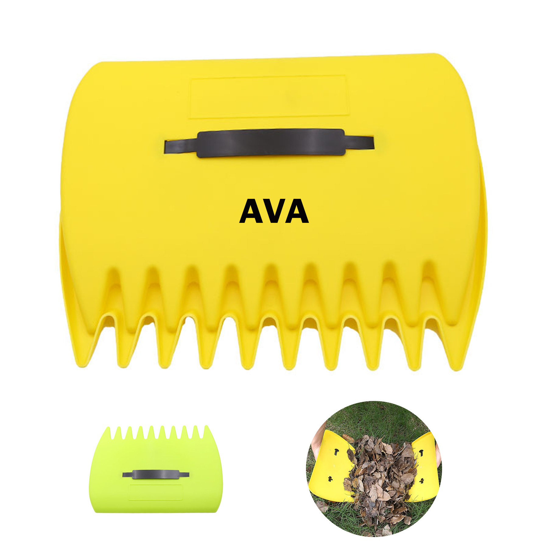 Plastic Leaf Scoops Hand Rakes 10