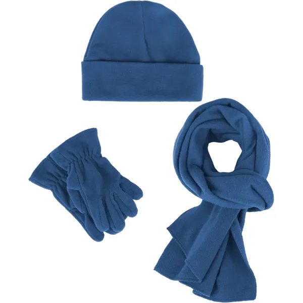 Fleece Kids Hat, Scarf and Gloves Set - 3 Pieces 5