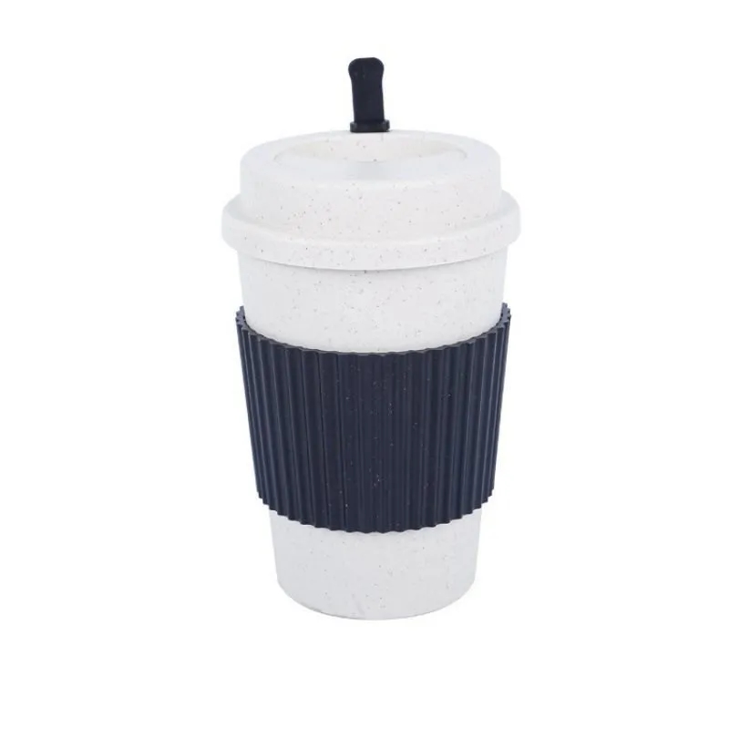 Reusable Wheat Straw Coffee Cup 16oz 8