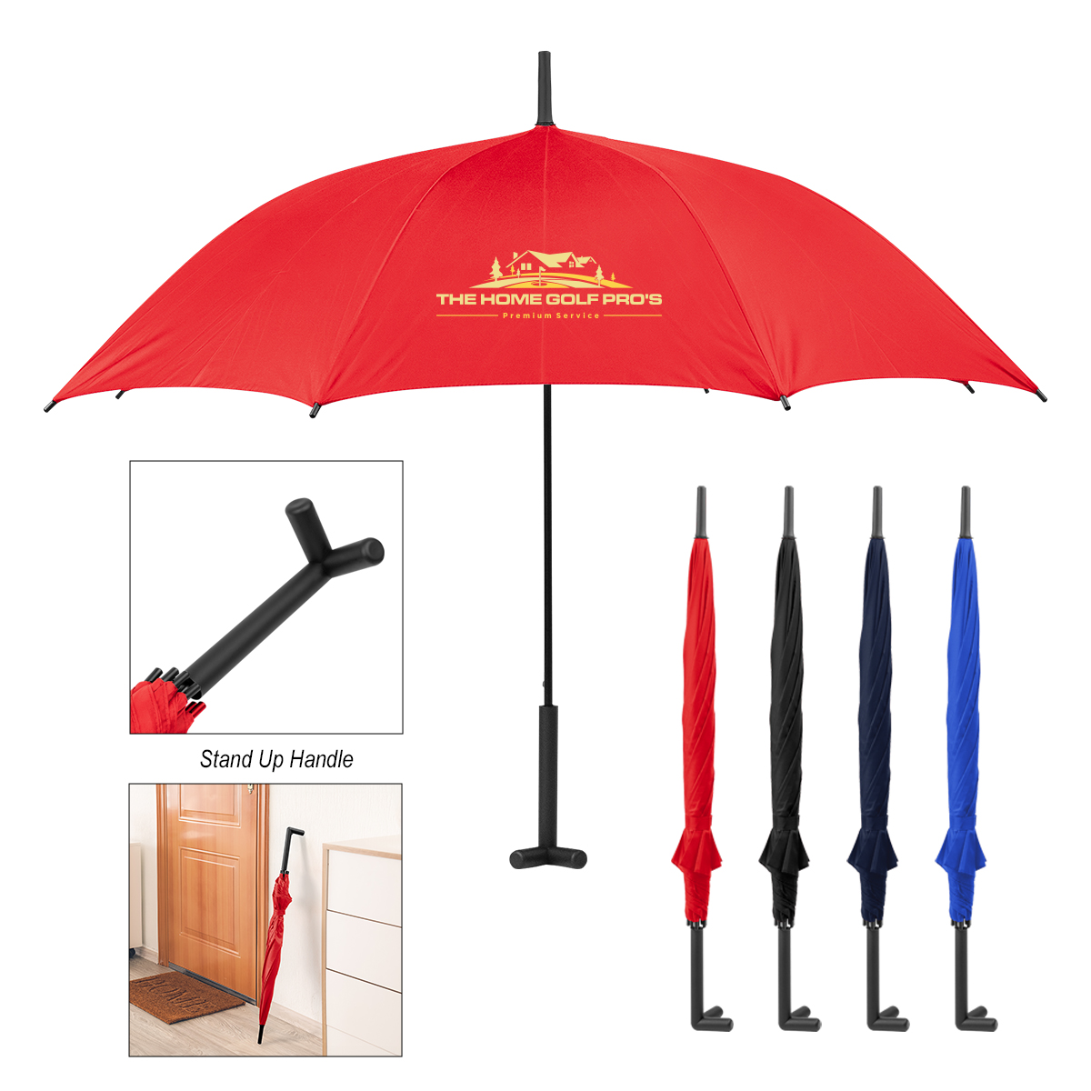 46" Arc Umbrella With Prop Stand 5