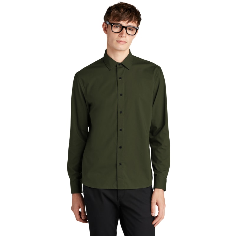 MERCER+METTLE Long Sleeve Stretch Woven Shirt 14