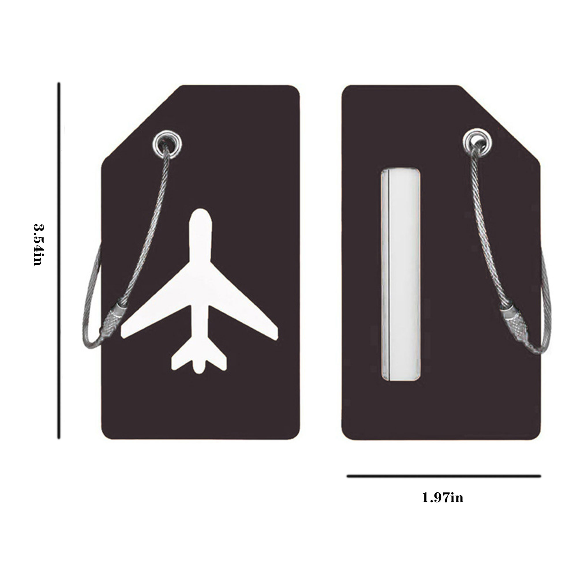 Silicone Airplane Luggage Tag 4