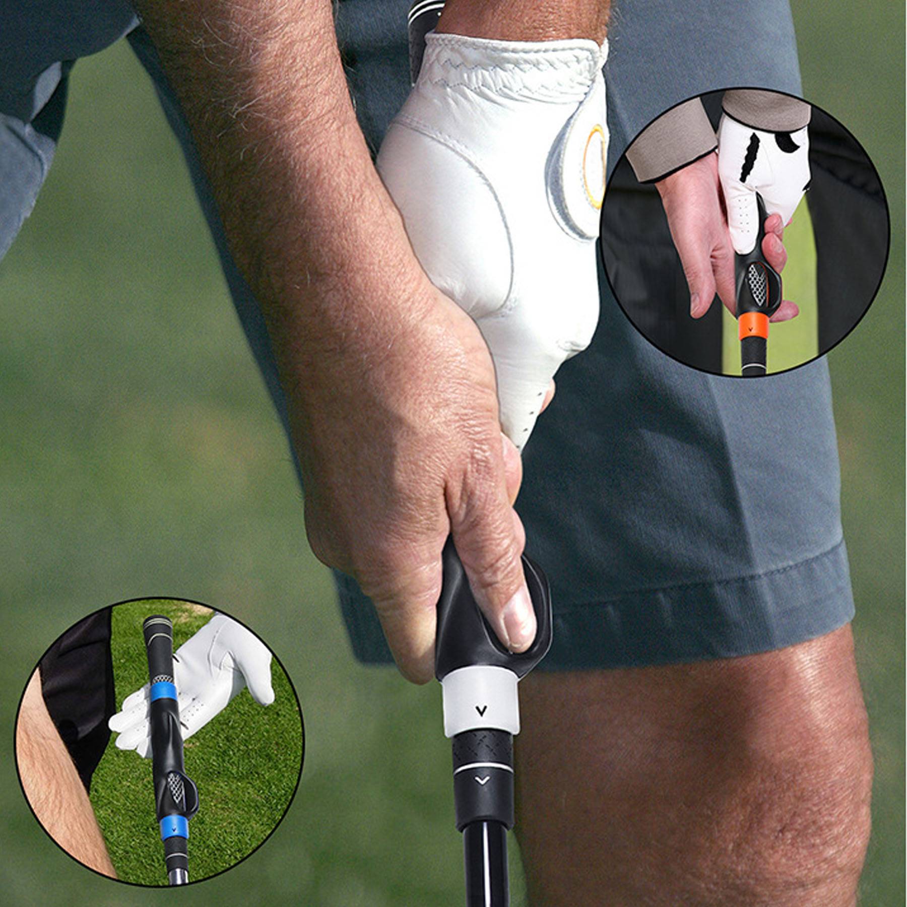 Golf Club Grip Trainer for Correct Hand Position & Grasp 13