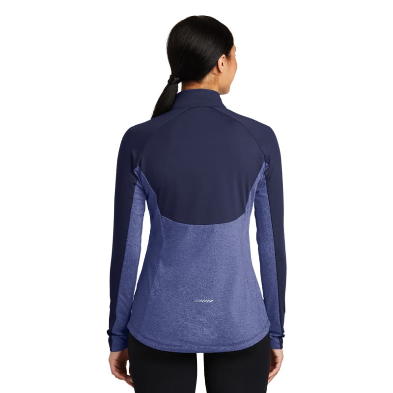 Sport-Tek Women's Sport-Wick Stretch Contrast 1/4-Zip Pullover. 21