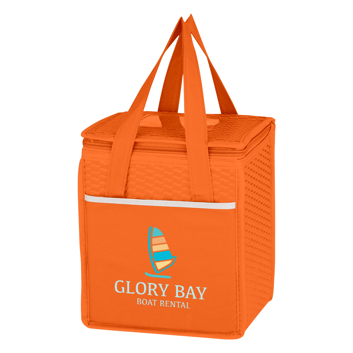Non-Woven Wave Design Kooler Lunch Bag 22