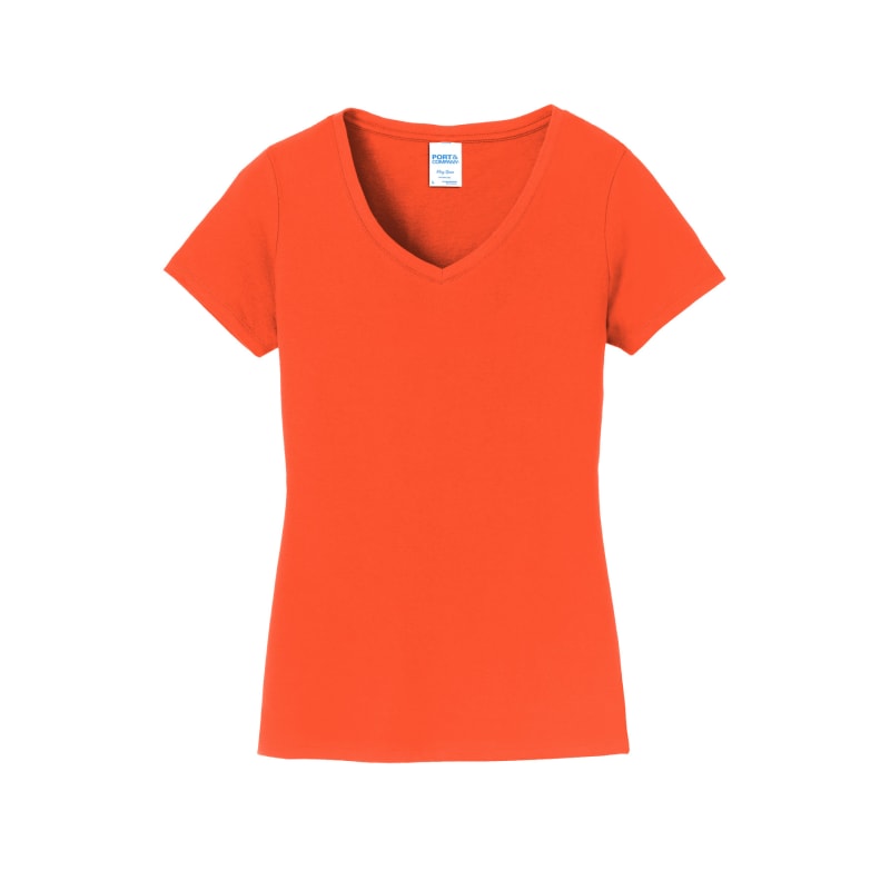 Port & Company Women's Fan Favorite V-Neck Tee. 148