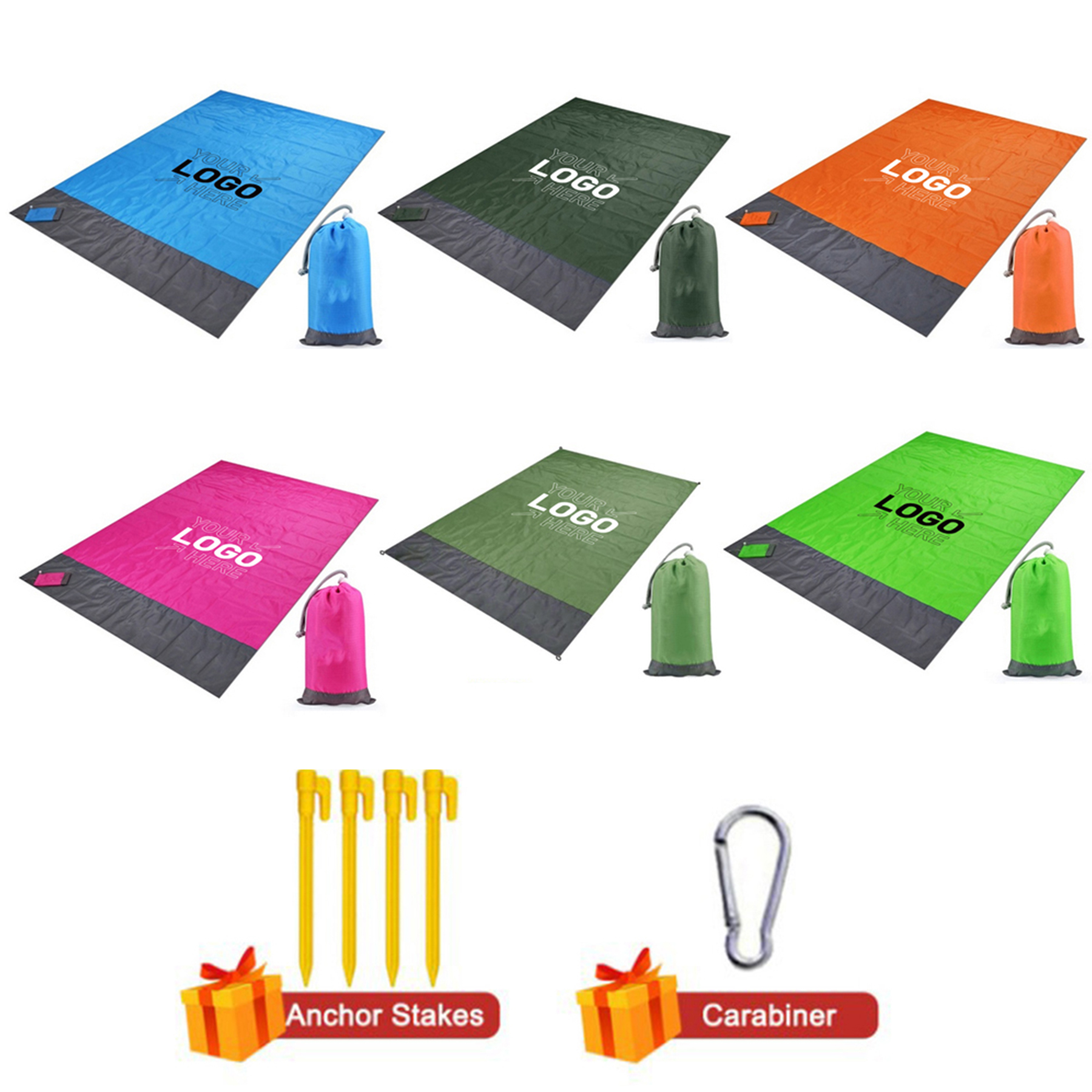 Waterproof Picnic Blanket With Pouch 2