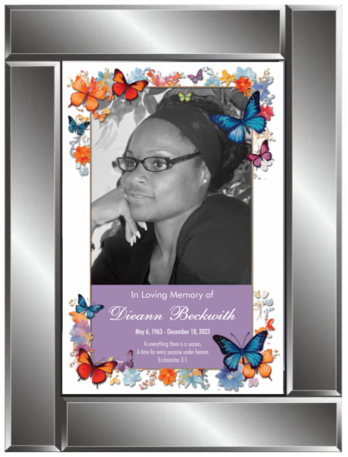 Beveled Glass Plaque 5