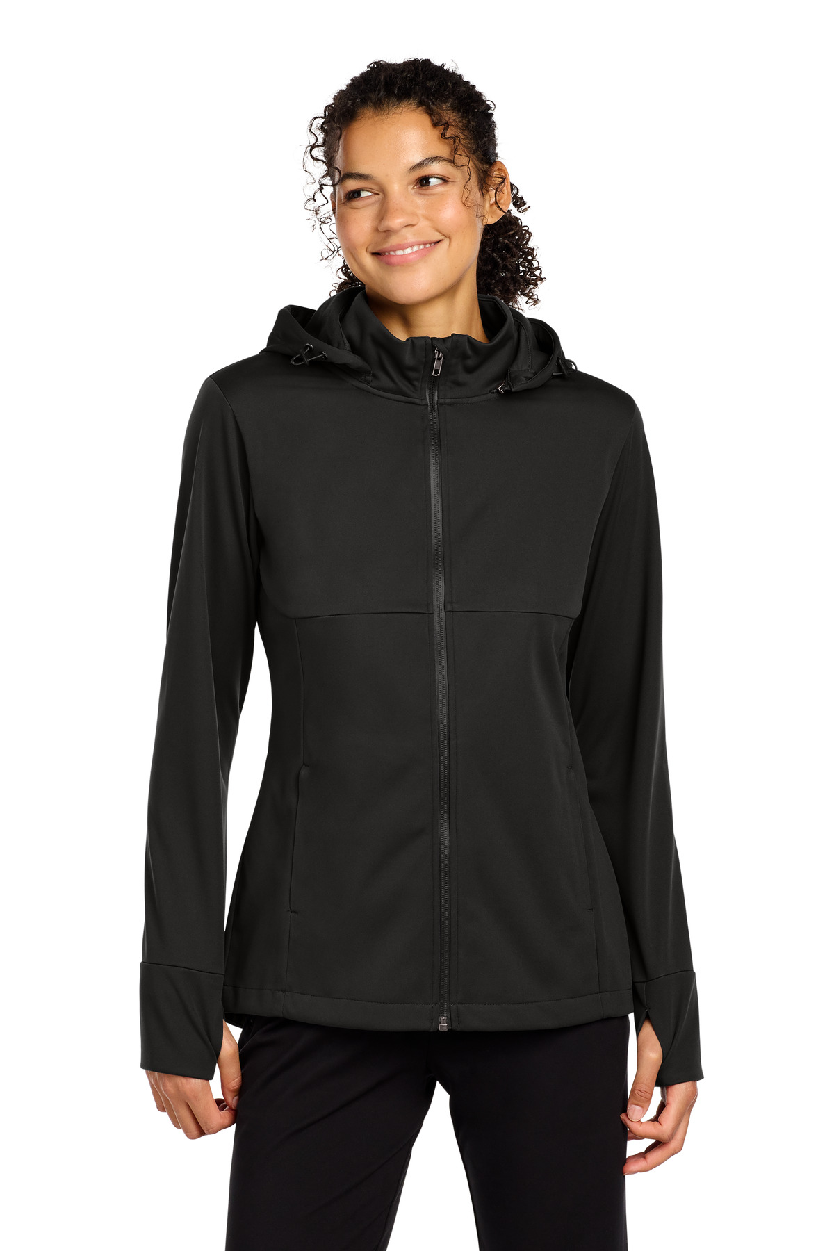 Sport-Tek Women's Hooded Soft Shell Jacket LST980 5