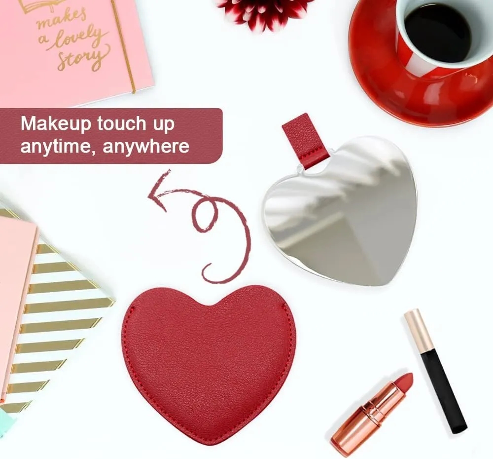 Heart Shaped Pocket Mirror 15