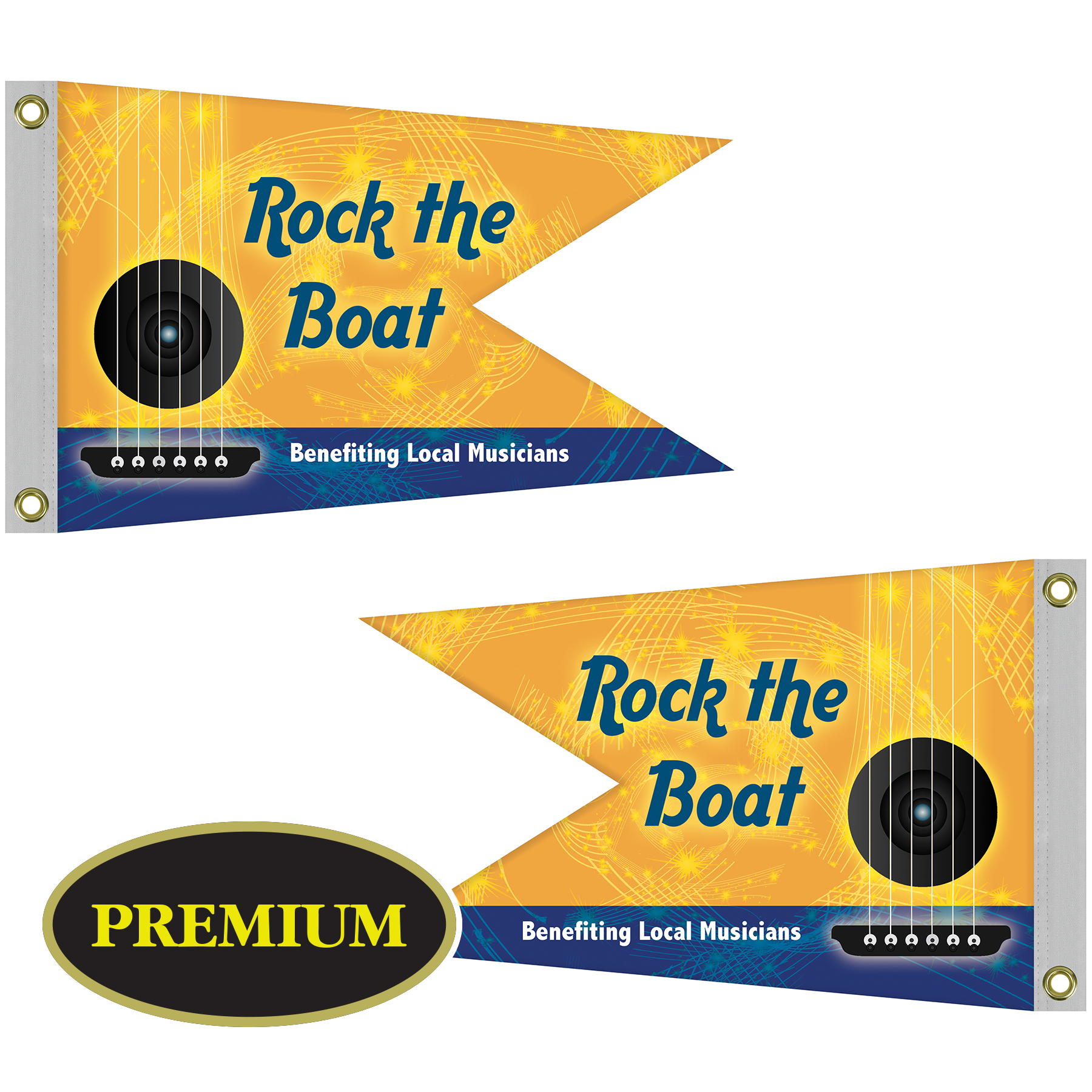 Double Sided Knitted Polyester Swallowtail Boat Flag (16"x24") 12