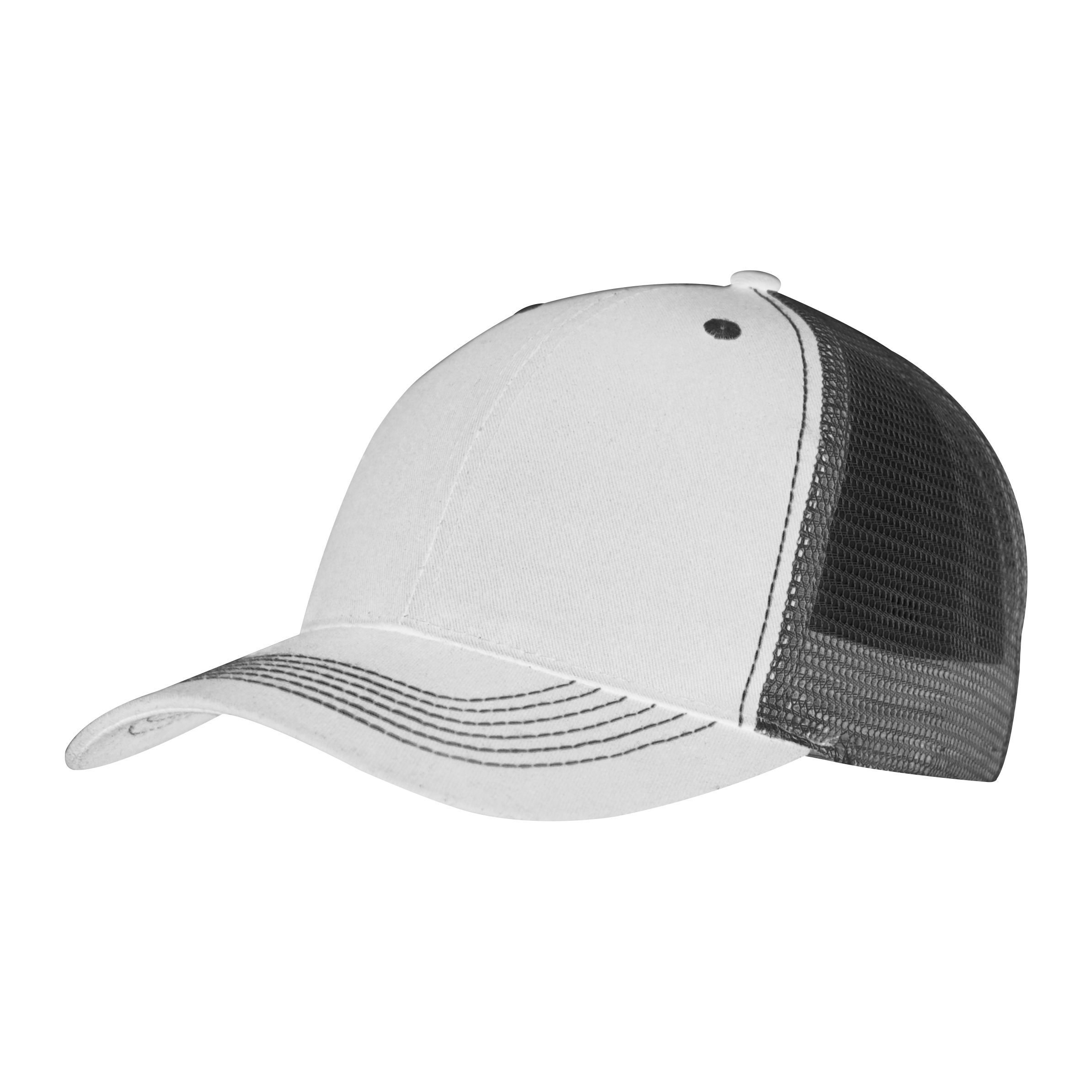 Color Accent Mesh Snapback Cap